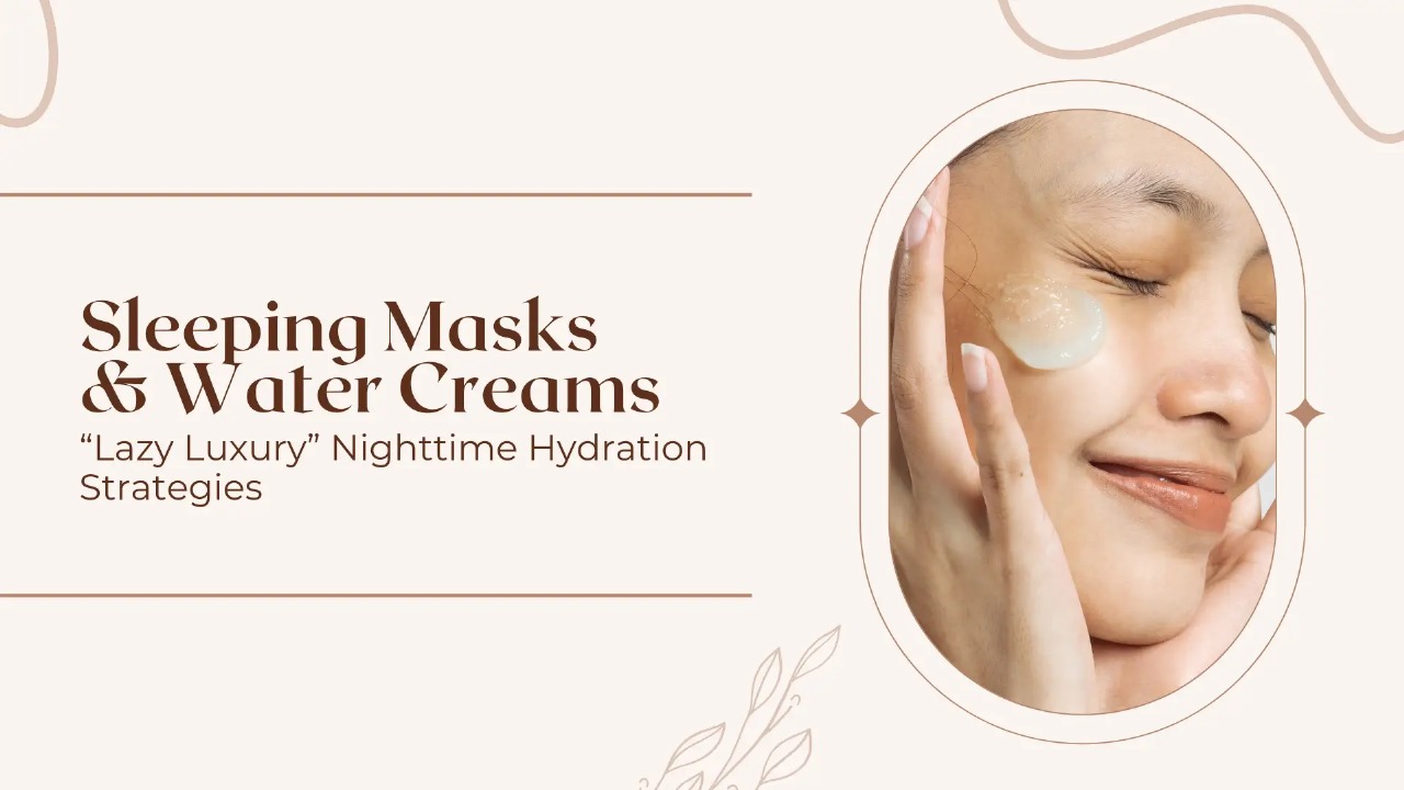 Sleeping Masks & Water Creams: “Lazy Luxury” Nighttime Hydration Strategies